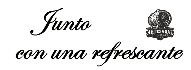 a sign that says pronto disfruta del sabor de on a white background