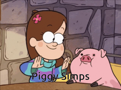 Piggy Stonks GIF - Piggy Stonks Simps GIFs