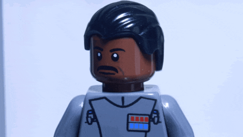 a lego figure with the words par les 8 prophetes on it