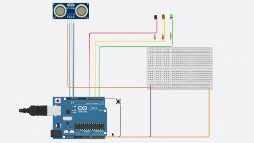 a diagram of a arduino board with a breadboard