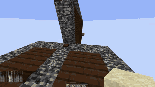 a screenshot of a minecraft game shows the player 's inventory