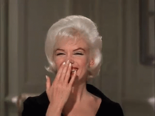 Giggle Laughing GIF - Giggle Laughing Marilyn GIFs