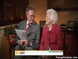 Barbara Bush Laugh GIF - Barbara Bush Laugh George Hw Bush GIFs