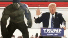 Trump Hulk GIF - Trump Hulk Punch GIFs