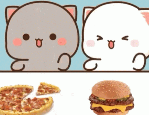 Pizza Burger GIF - Pizza Burger Peach GIFs