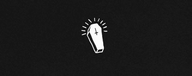 a black background with a white clock with the number 6 on it