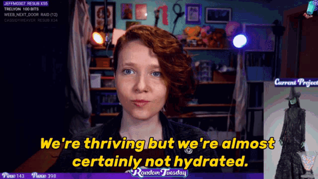 Random Tuesday Were Thriving But Were Almost Certainly Not Hydrated GIF - Random Tuesday Were Thriving But Were Almost Certainly Not Hydrated Unless Coffee Counts GIFs