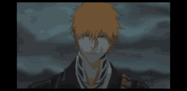 a man is holding a sword in front of a tv screen that says tokyo mx