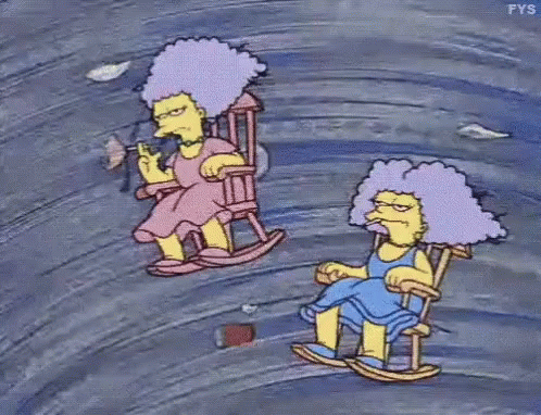 Simpson Windy Day GIF - Simpson Windy Day With Friends GIFs