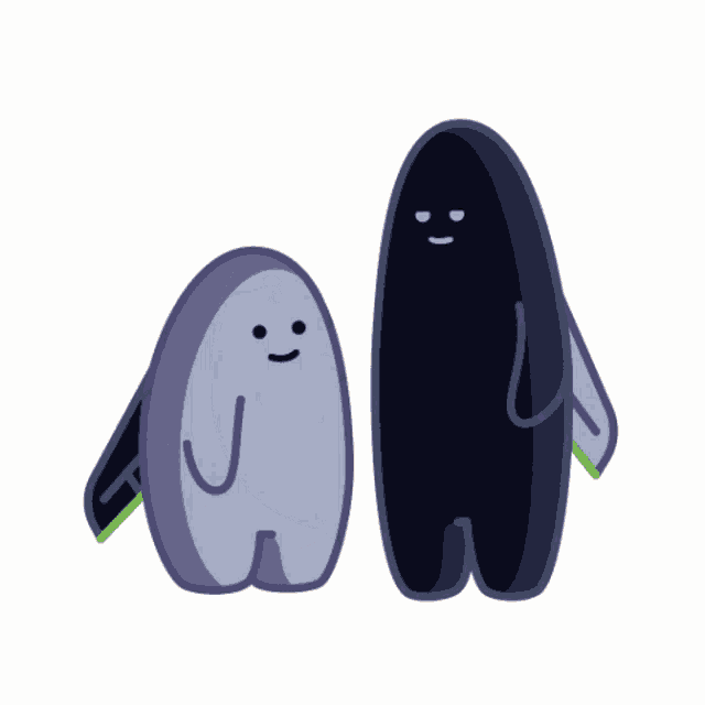 a sticker with two cartoon characters hugging and the word give above them