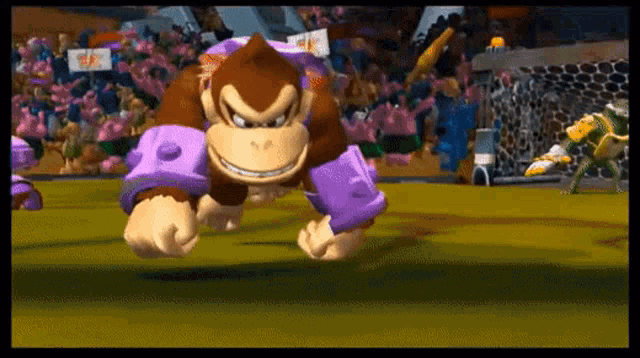 Mario Strikers Charged Donkey Kong GIF - Mario Strikers Charged Donkey Kong Punch Camera GIFs