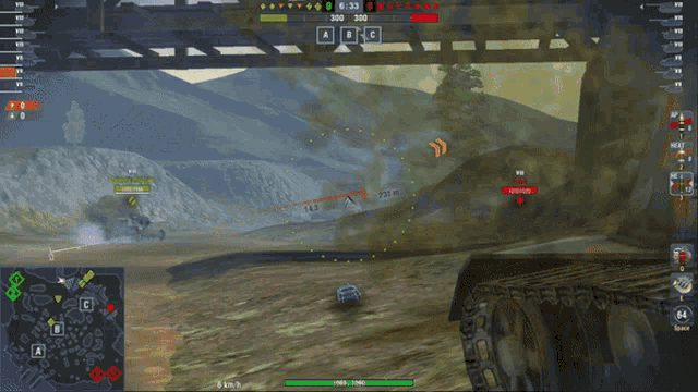 a screenshot of a video game shows a score of 300