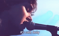 John Mayer Singing GIF - John Mayer Singing Its Cold Baby GIFs