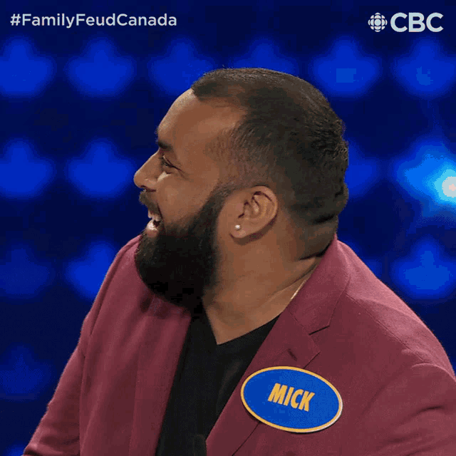 Laughing Mick GIF - Laughing Mick Family Feud Canada GIFs
