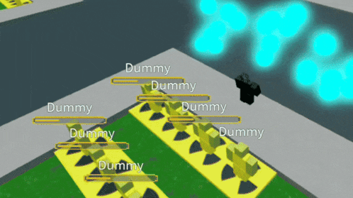 a screenshot of a video game with the name dummy in the middle