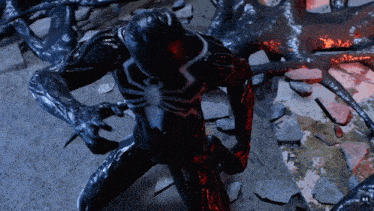Symbiote Suit Peter Parker GIF - Symbiote Suit Peter Parker Ripping Off GIFs