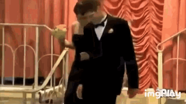 Just Married Fall Down GIF - Just Married Fall Down GIFs