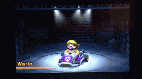 Wario Mario Kart GIF - Wario Mario Kart Mario Kart7 GIFs
