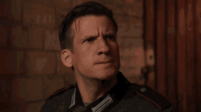 a man in a military uniform says don 't be ridiculous herr hauptmann