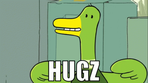 Hugz Chris P Duck GIF
