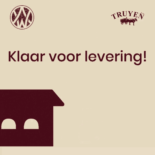 an advertisement for truyen shows a truck full of boxes