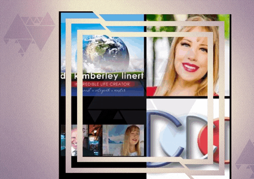 a picture of a woman with the name kimberley linert on the bottom