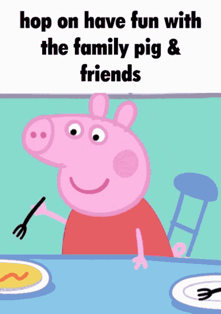 Hop On Have Fun With The Family Pig GIF - Hop On Have Fun With The Family Pig Family Pig GIFs