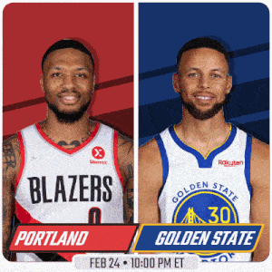 Portland Trail Blazers Vs. Golden State Warriors Pre Game GIF - Nba Basketball Nba 2021 GIFs