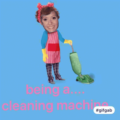 Being A Cleaning Machine GIF - Being A Cleaning Machine GIFs