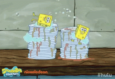 Spongebob Dishes GIF - Spongebob Dishes Dish GIFs