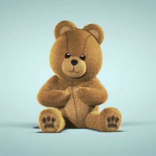 Hairmoji Teddy Bear GIF - Hairmoji Teddy Bear Cute GIFs