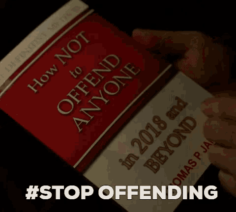 Stop Offending Book GIF - Stop Offending Book Blank Pages GIFs
