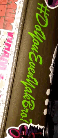 a sticker on a wall that says " #don 't judge a book by it 's cover "