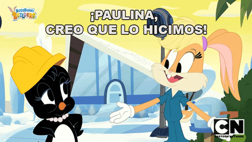 a cartoon of bugs bunny and lola bunny