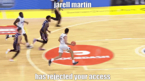 Jarell Martin Nbl GIF - Jarell Martin Nbl Rejected GIFs