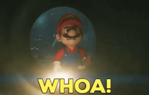 Mario Whoa GIF - Mario Whoa Super Mario Movie GIFs