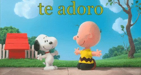 Te Adoro GIF - Teadoro Snoopy Peanuts GIFs