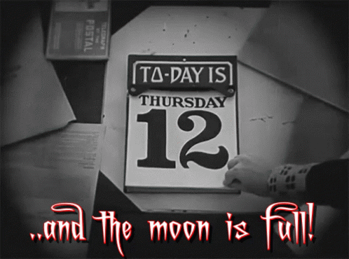 Full Moon Crazy Friday The13th GIF - Full Moon Crazy Friday The13th Full Moon GIFs