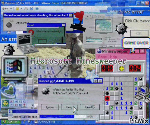 a computer screen with a game called minesweeper