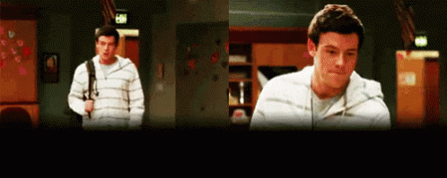 Glee Gassy Infant Look GIF - Glee Gassy Infant Look Uncomfortable GIFs