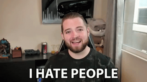 I Hate People Bricky GIF - I Hate People Bricky I Dont Like People GIFs