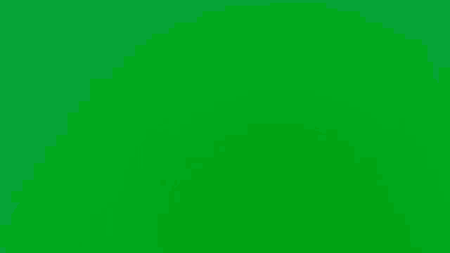 a close up of a cartoon character with green hair