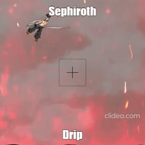 Sephiroth Drip GIF - Sephiroth Drip Komii GIFs