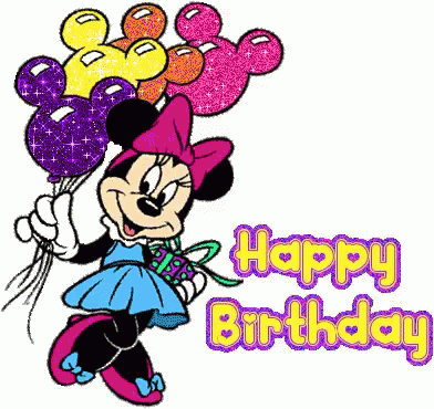 Happy Birthday Balloons GIF - Happy Birthday Balloons Minnie Mouse GIFs
