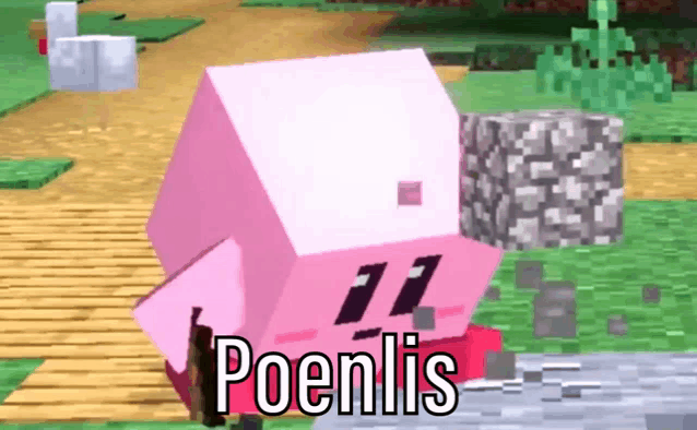 a video game character with the name poenlis on the bottom