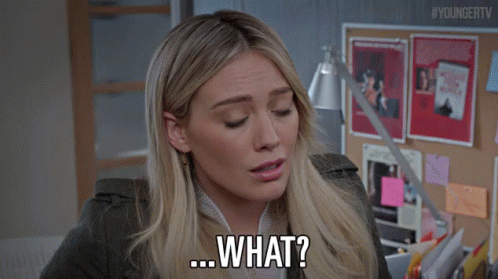 ...What? GIF - Younger Tv Land Hilary Duff GIFs