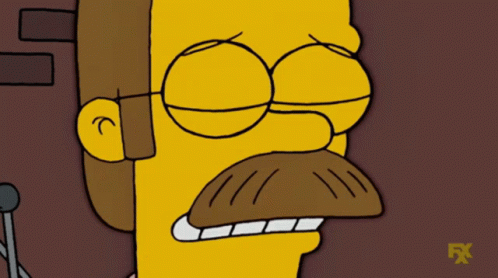 The Simpsons Ned Flanders GIF - The Simpsons Ned Flanders Thinking GIFs