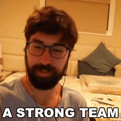 A Strong Team Wolfe Glick GIF - A Strong Team Wolfe Glick Wolfey GIFs
