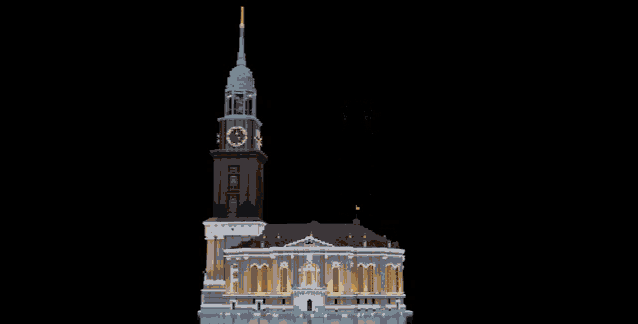 a large building with a clock tower and a clock on top of it