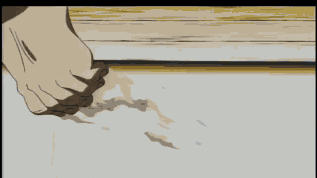 a man is reaching out towards another man in a cartoon